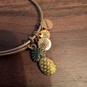 Alex and Ani Pineapple Gold Bracelet